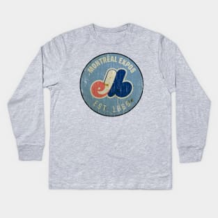 MONTREAL EXPOS EST 1969 - VINTAGE Kids Long Sleeve T-Shirt